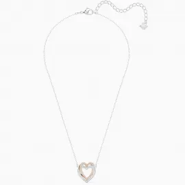 Колье Swarovski Infinity Double Heart | Кристаллы Сваровски