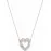 Колье Swarovski Infinity Double Heart | Кристаллы Сваровски