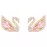 Серьги Swarovski Dazzling Swan | Кристаллы Сваровски