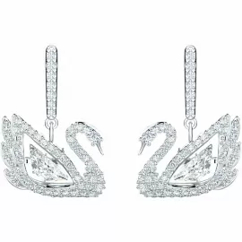 Серьги Swarovski Dancing Swan | Кристаллы Сваровски