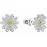 Серьги пусеты Swarovski Eternal Flower | Кристаллы Сваровски