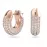 Серьги Swarovski Dextera hoop / Кристаллы Сваровски