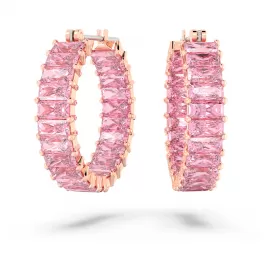 Серьги Swarovski Matrix hoop / Кристаллы Сваровски