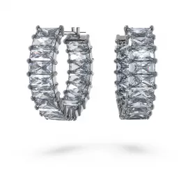 Серьги Swarovski Matrix hoop / Кристаллы Сваровски