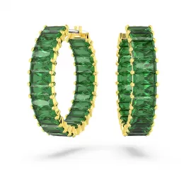 Серьги Swarovski Matrix hoop / Кристаллы Сваровски