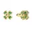 Серьги Swarovski Idyllia stud / Кристаллы Сваровски