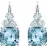 Серьги Swarovski Sparkling / Кристаллы Сваровски