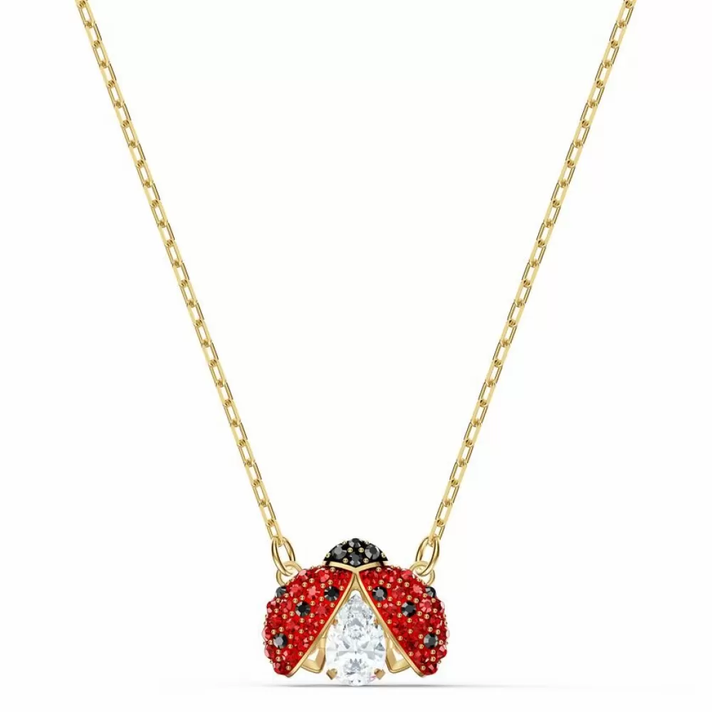 Колье Swarovski Dance Ladybug | Божья коровка | Кристаллы Swarovski