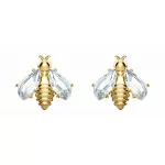 Серьги Swarovski Eternal Flower Bee | Кристаллы Сваровски