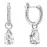 Серьги капли Swarovski Stilla Attract | Кристаллы Сваровски