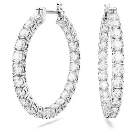 Серьги-кольца Swarovski Matrix | Кристаллы Сваровски