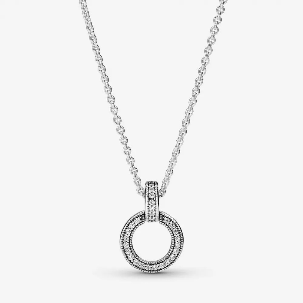 Колье Pandora Double Circle