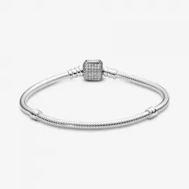 Браслет Pandora Moments Sparkling Pavé Clasp Snake