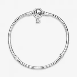 Браслет Pandora Moments Freehand Heart Clasp Snake