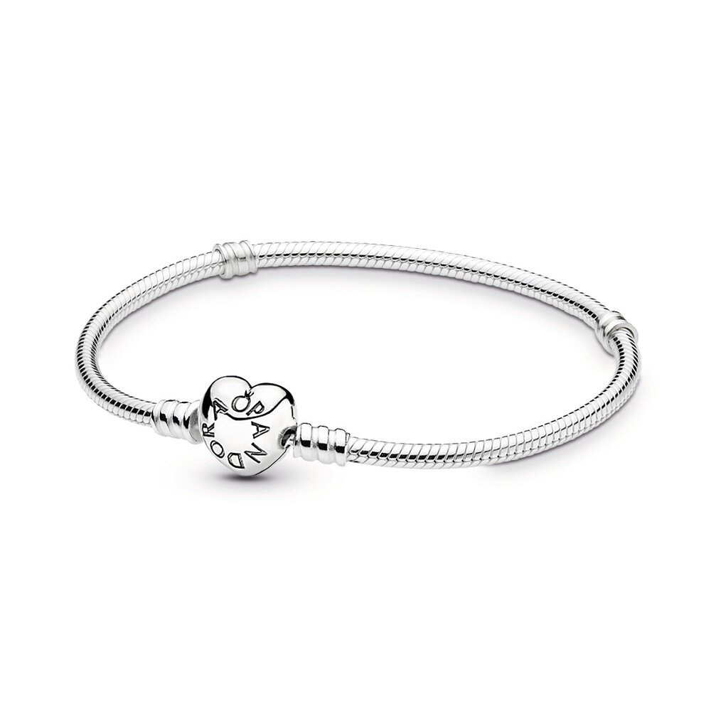 Браслет Pandora Moments Heart & Snake
