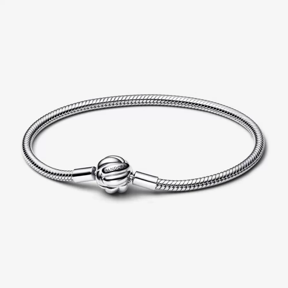 Браслет Pandora Moments Concentric Knot Snake Bone
