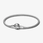 Браслет Pandora Moments Concentric Knot Snake Bone