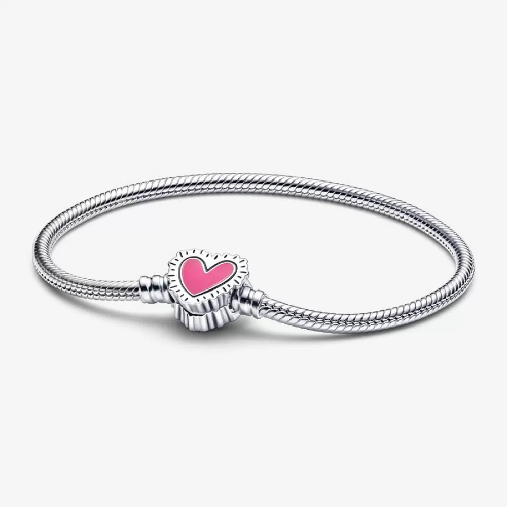 Браслет Keith Haring x Pandora Moments Radiant Heart Snake