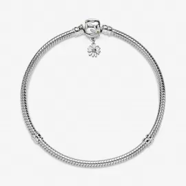 Браслет Pandora Moments Daisy Flower Clasp Snake