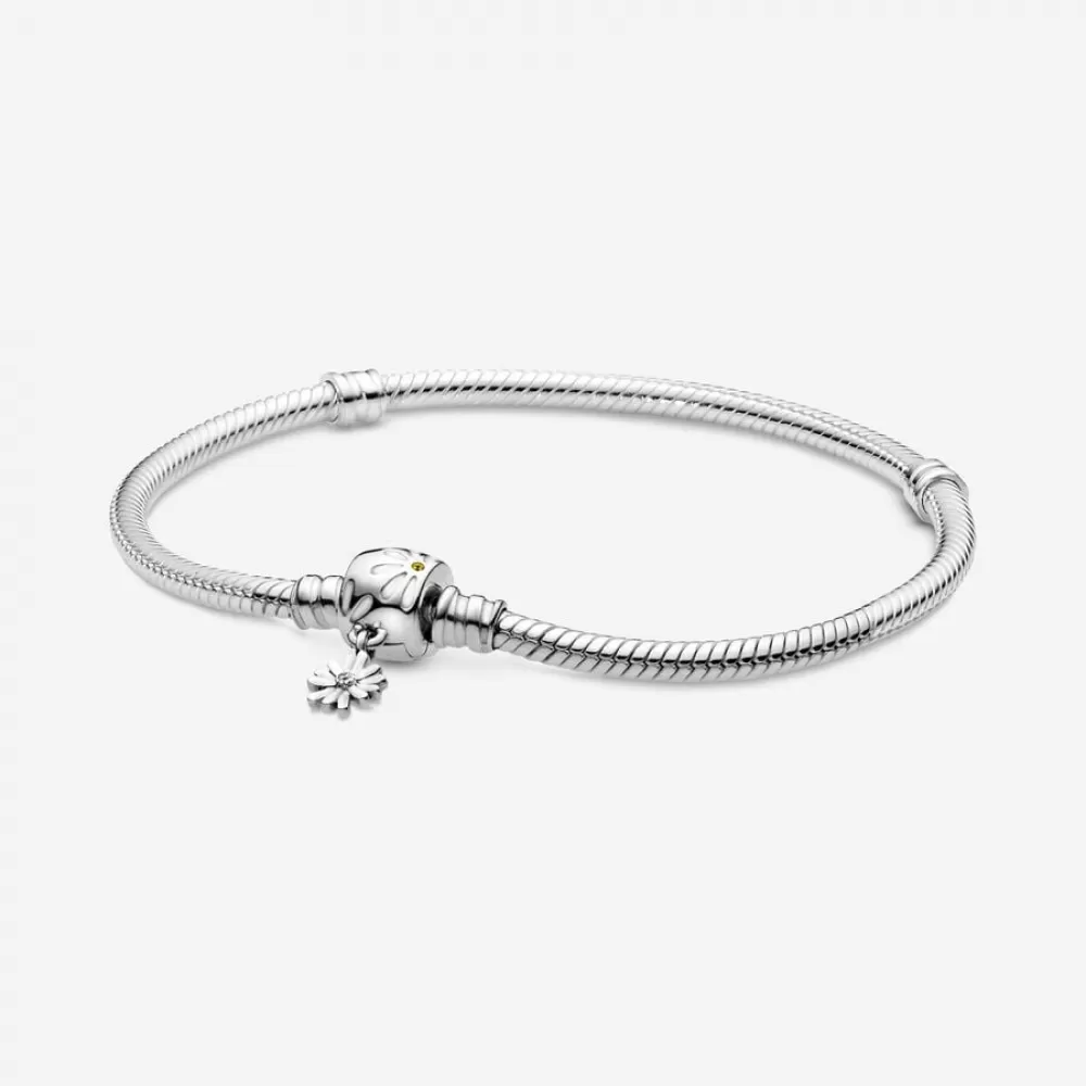 Браслет Pandora Moments Daisy Flower Clasp Snake