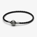 Браслет Pandora Moments Love Knot Braided Leather