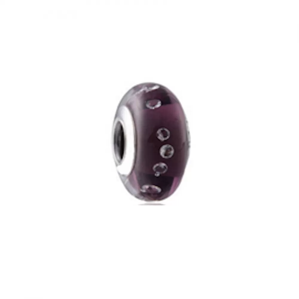 Шарм Pandora Bordo Effervescence Glass