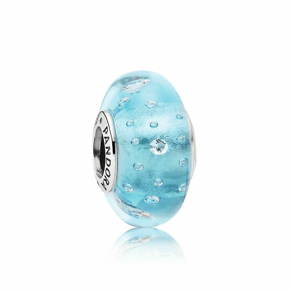 Шарм Pandora Blue Effervescence Glass