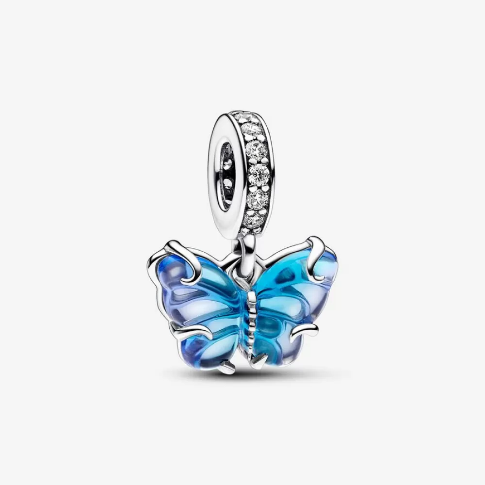 Шарм Pandora Blue Murano Glass Butterfly