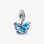Шарм Pandora Blue Murano Glass Butterfly