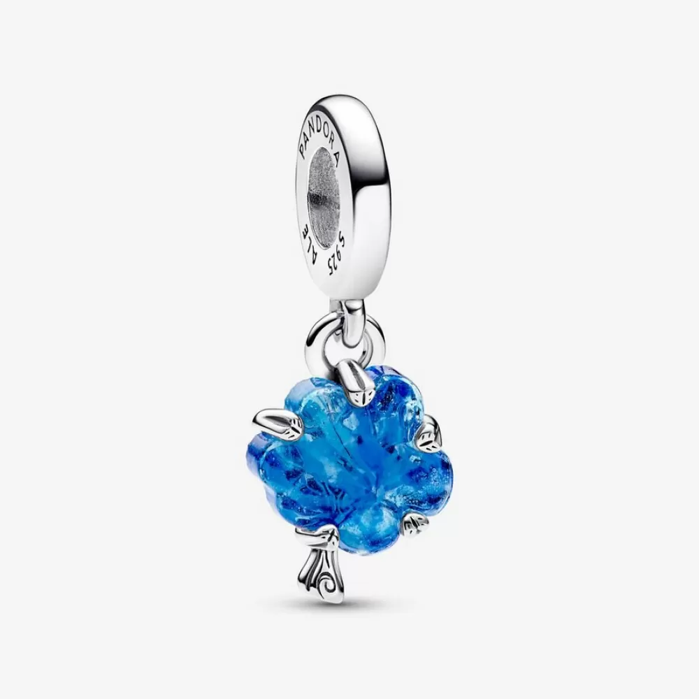 Шарм Pandora Blue Murano Glass Family Tree