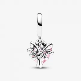 Шарм Pandora Pink Family Tree & Heart Dangle
