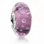 Шарм Pandora Beads-Murano Glass And Purple Fizzle