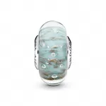 Шарм Pandora Mint Glitter Murano