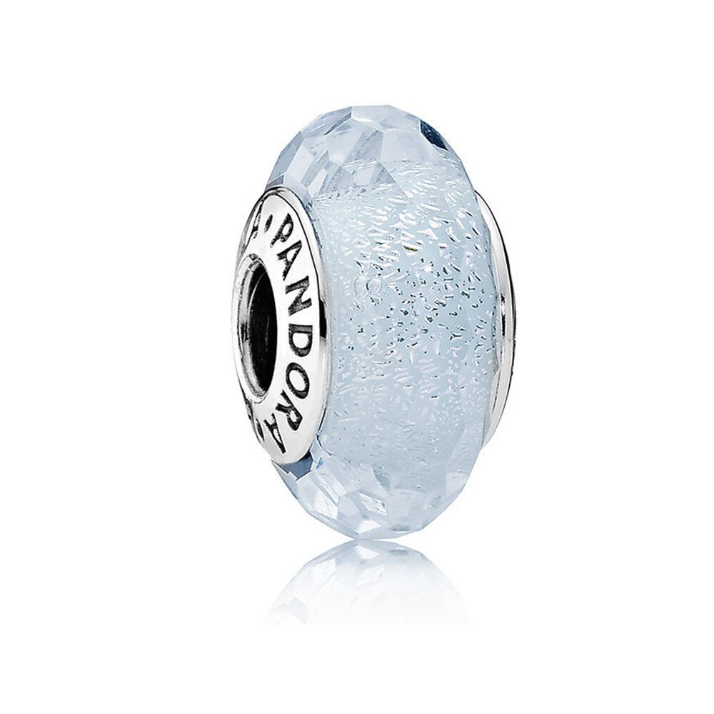 Шарм Pandora Faceted Frosty Mint Murano Glass