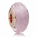 Шарм Pandora Pink Murano Glass Bead on Rose coloured