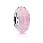 Шарм Pandora Faceted Pink Murano Glass