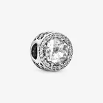 Шарм Pandora Abstract silver with clear cubic zirconia