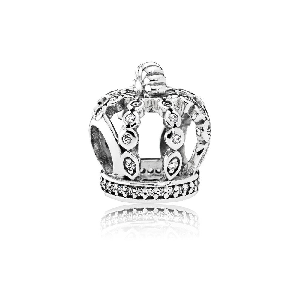 Шарм Pandora Crown silver with clear cubic zirconia