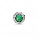 Шарм Pandora Radiant Hearts with Green Crystal