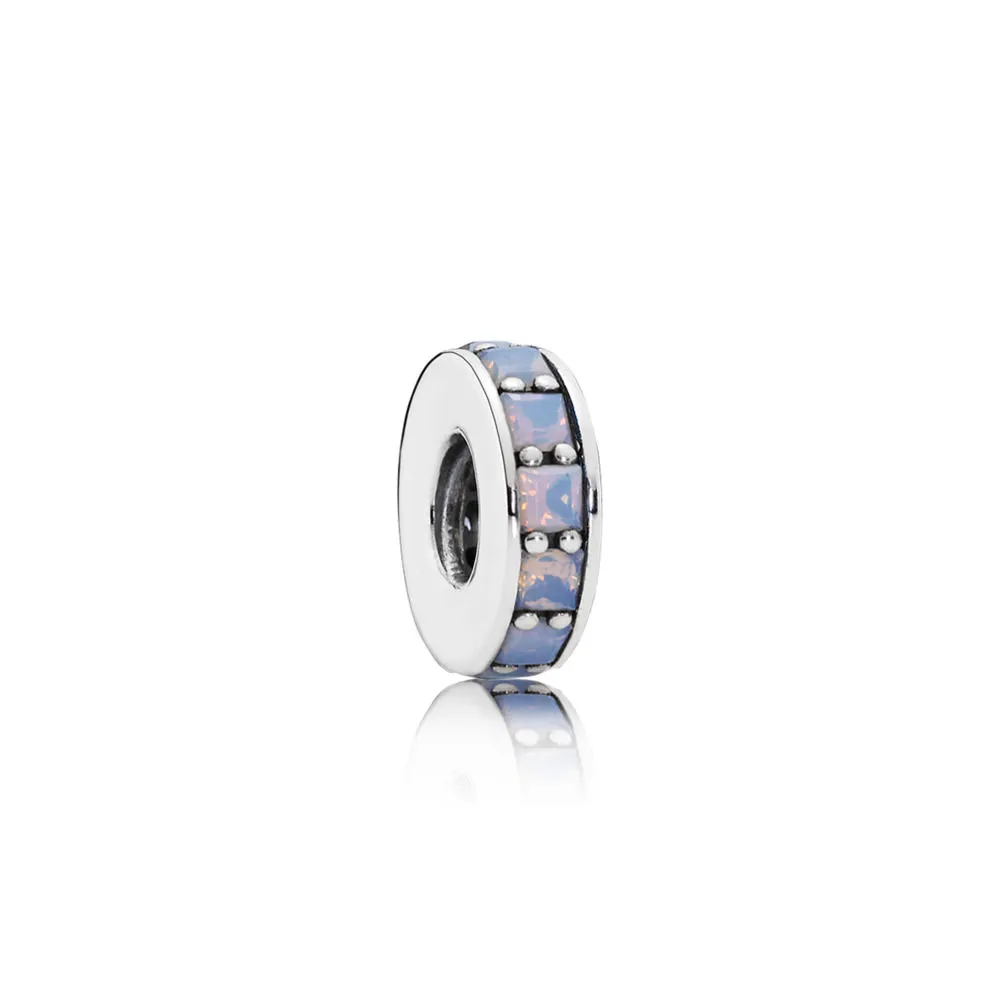 Шарм Pandora Eternity Spacer with Opalescent White Crystal
