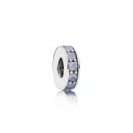 Шарм Pandora Eternity Spacer with Opalescent White Crystal