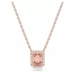 Колье Swarovski Millenia Octagon cut, Pink| Кристаллы Сваровски