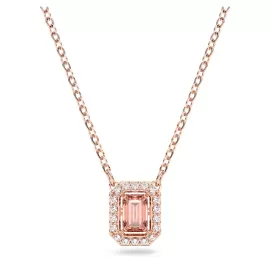 Колье Swarovski Millenia Octagon cut, Pink| Кристаллы Сваровски