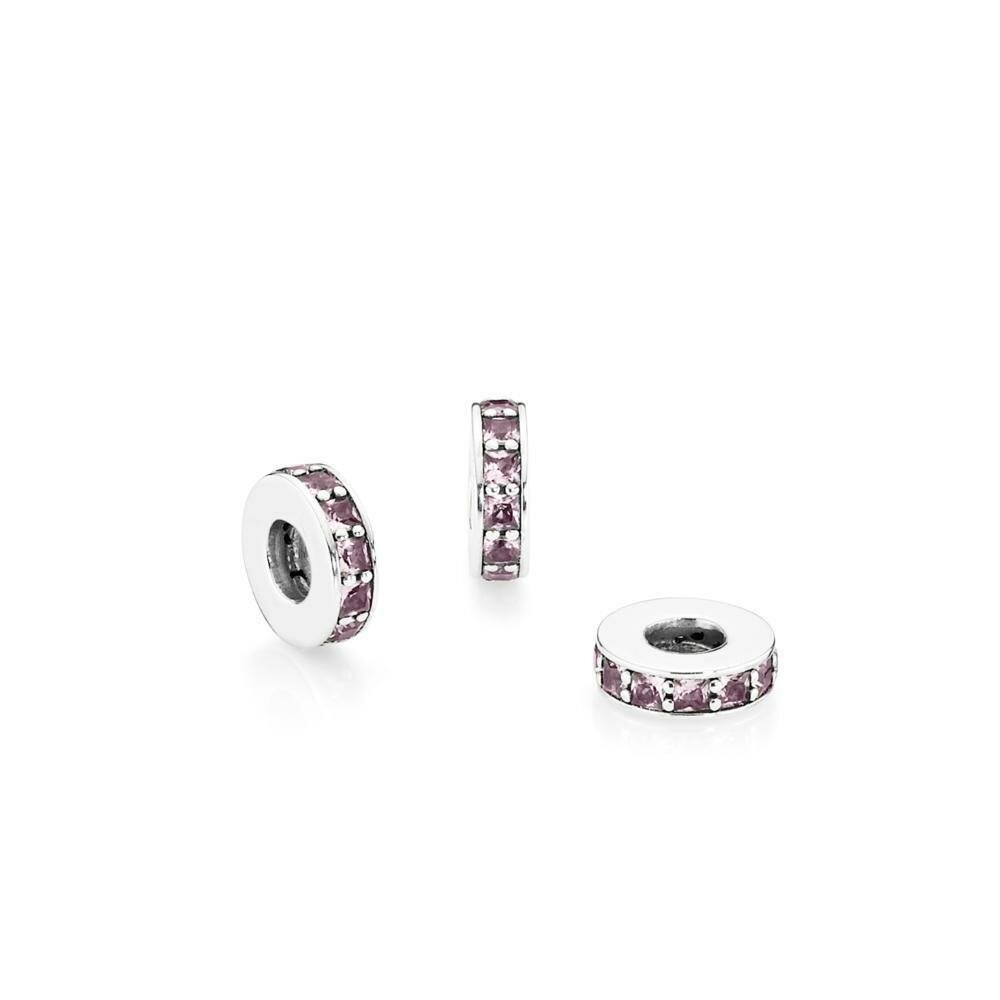 Шарм Pandora Eternity Spacer with Pink Blush Crystal