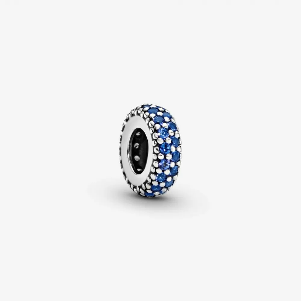 Шарм Pandora Blue Sparkle Spacer