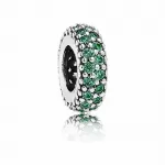 Шарм Pandora Green Sparkle Spacer