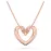 Колье Swarovski Heart| Кристаллы Сваровски