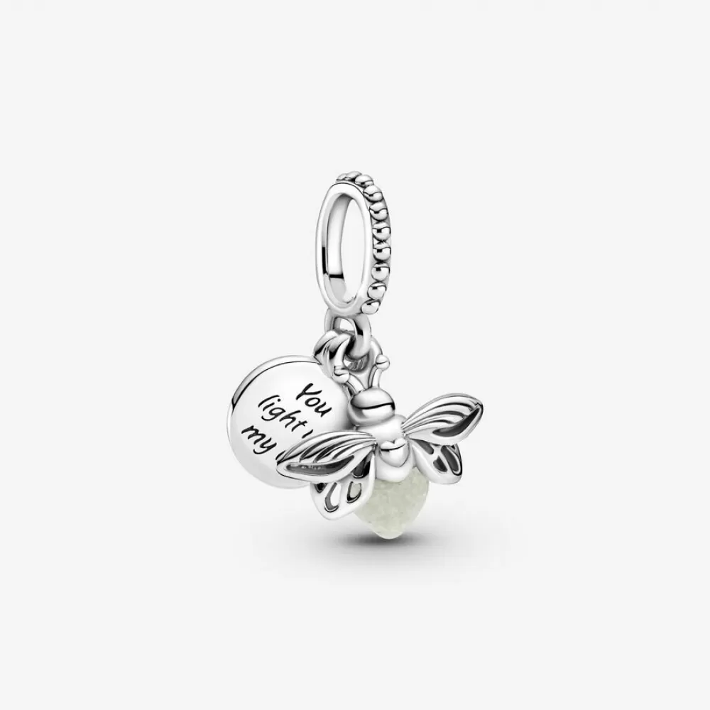 Шарм Pandora Glow-in-the-dark Firefly Dangle