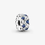 Шарм Pandora Clear & Blue Sparkling Clip