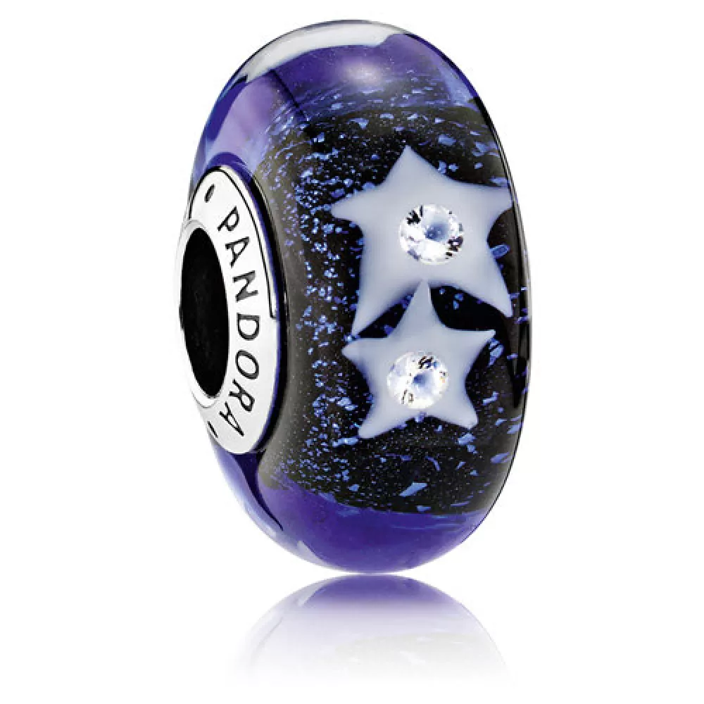 Шарм Pandora Starry Night Murano Glass